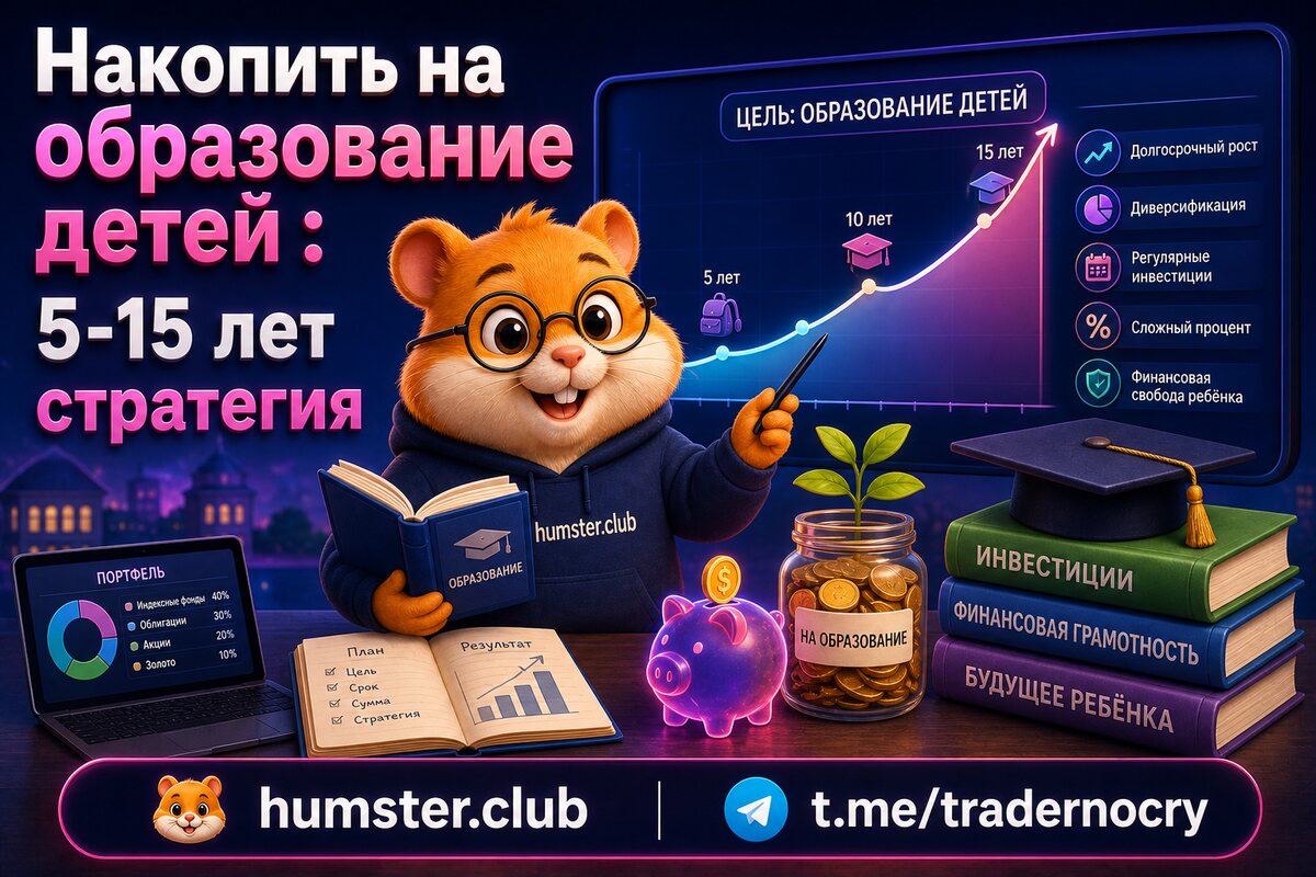 Накопить на образование детей: 5-15 лет стратегия