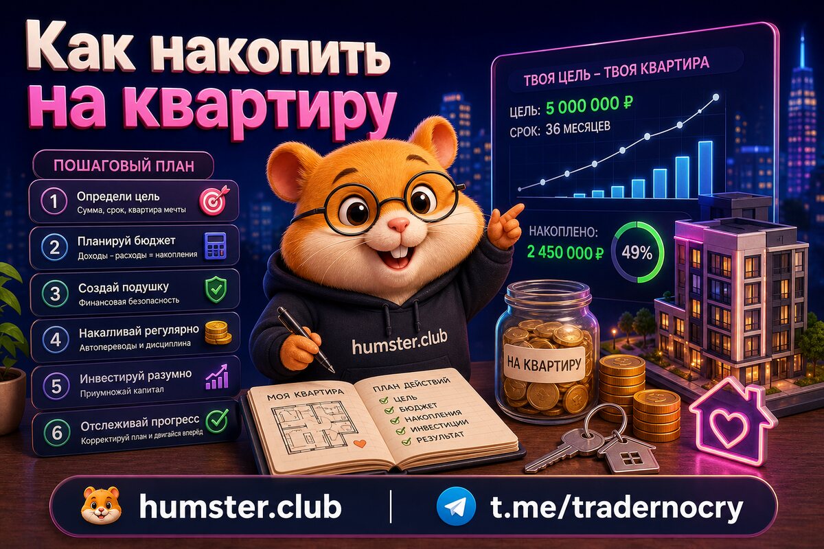 Как накопить на квартиру