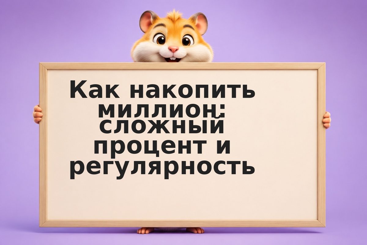 Как накопить миллион: сложный процент и регулярность