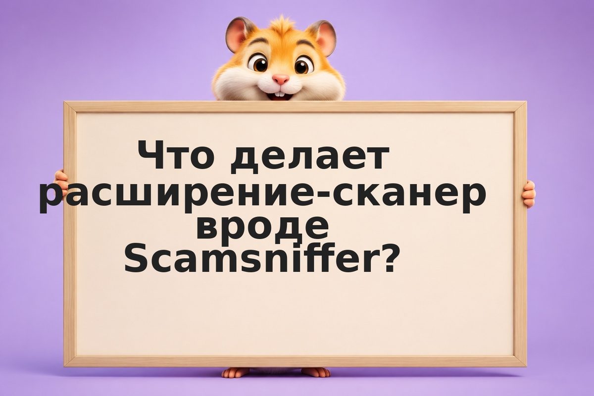 Scamsniffer: расширение, которое предупреждает о подвохе до подписи