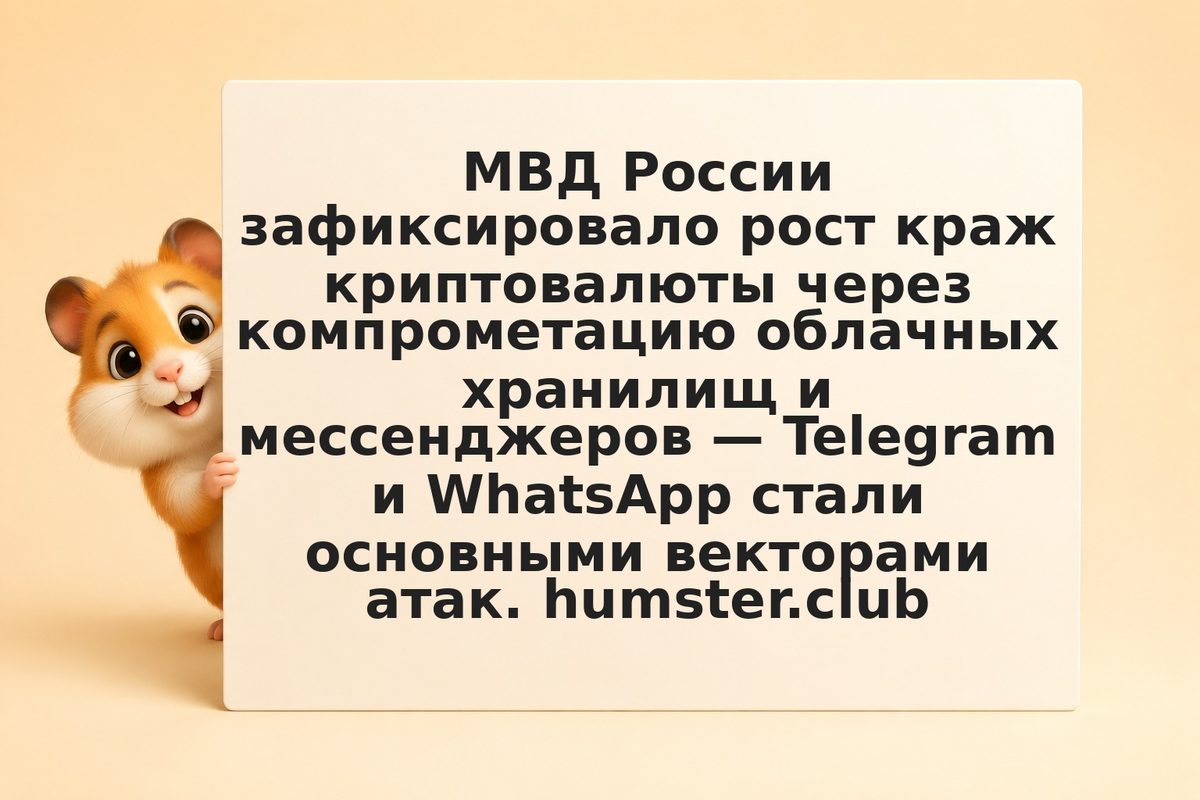 МВД предупредило: seed-фраза в мессенджере открывает кошелёк мошенникам