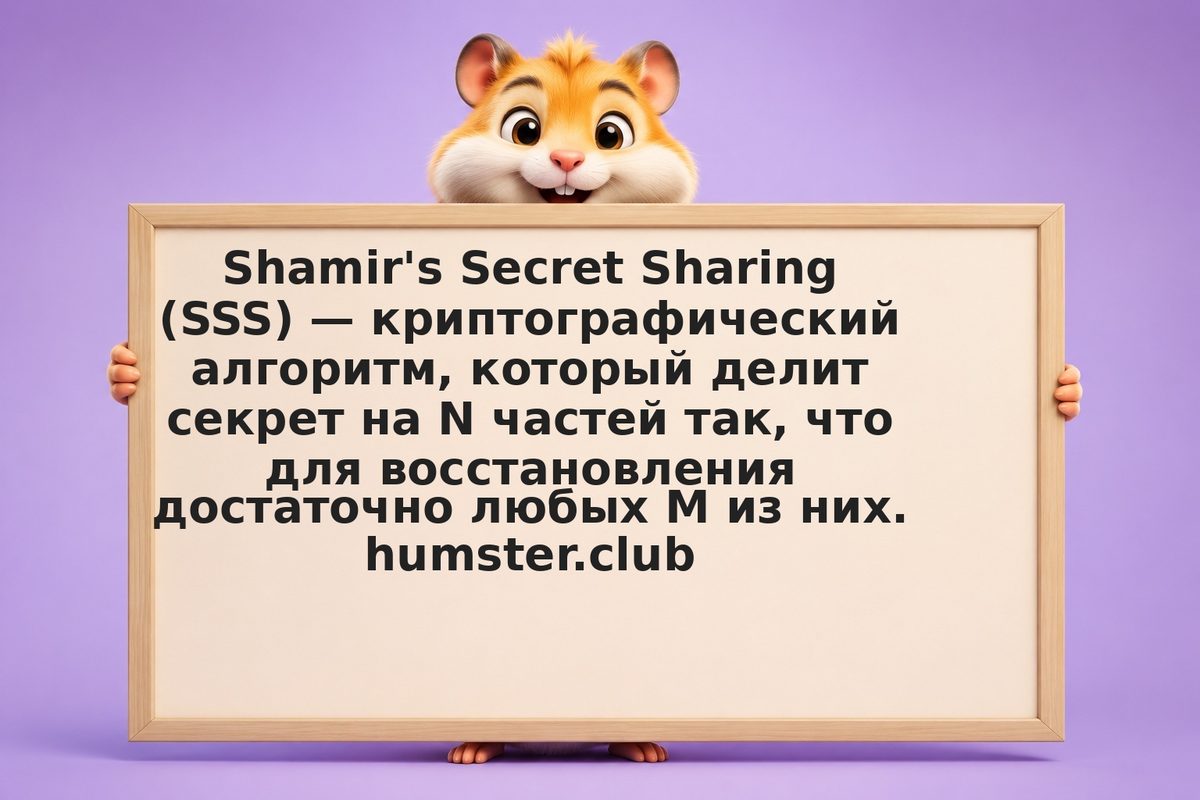 Shamir Backup: как разделить seed-фразу на части для безопасности