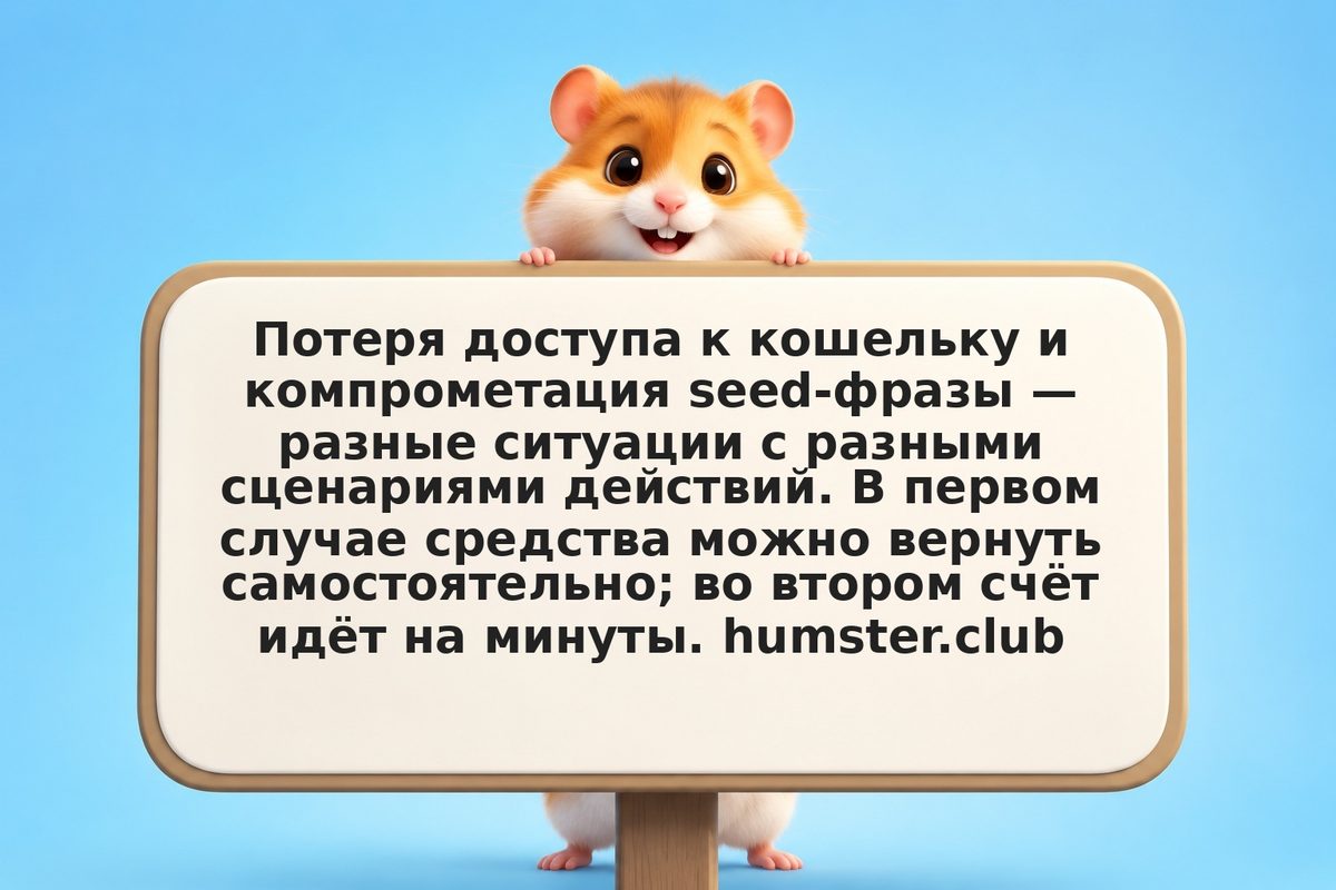 Украдена или потеряна seed-фраза: протокол восстановления средств