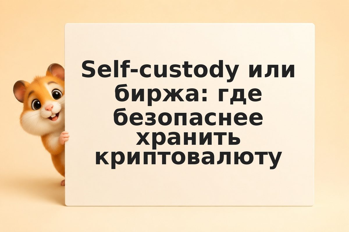 Self-custody или биржа: где безопаснее хранить криптовалюту