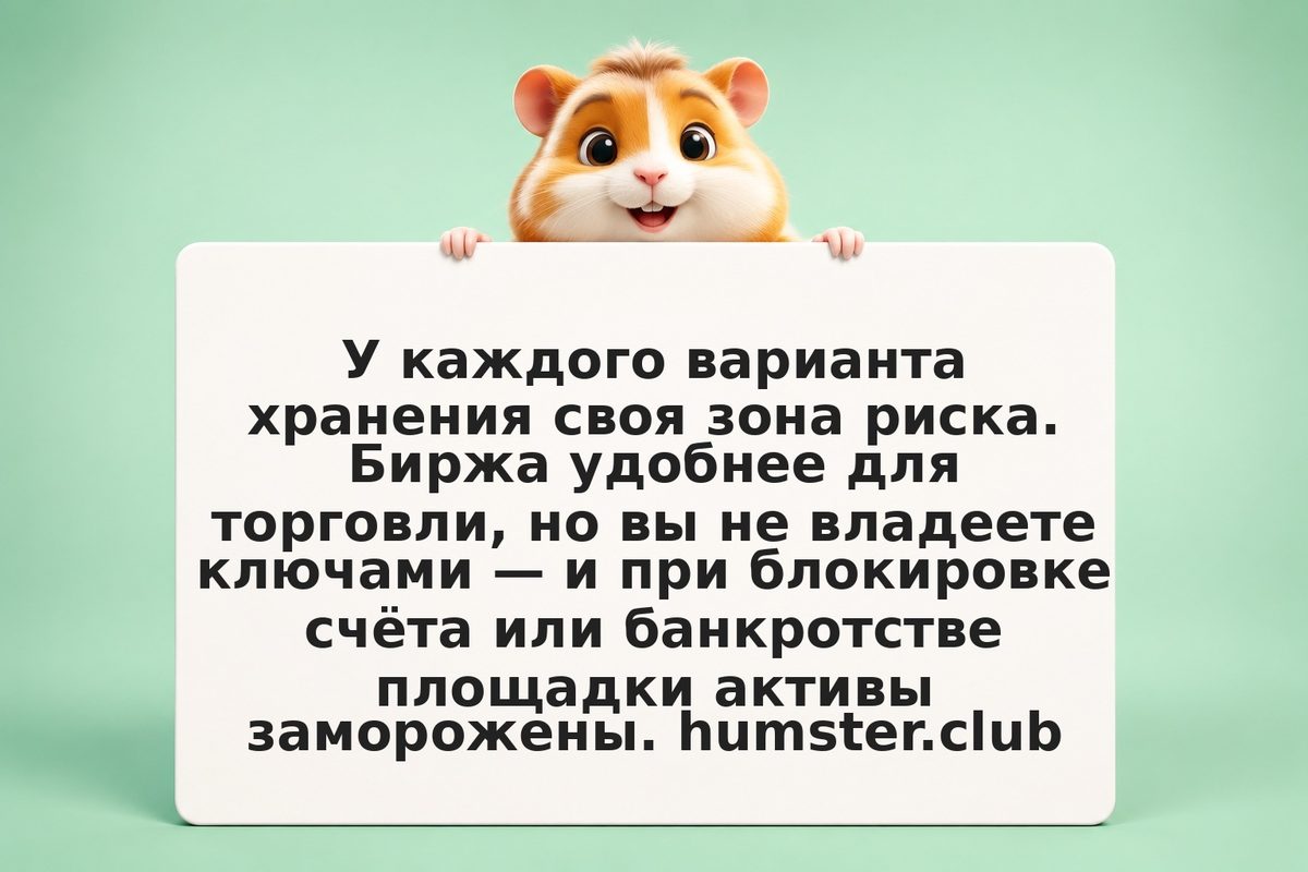 Self-custody или биржа: где безопаснее хранить криптовалюту