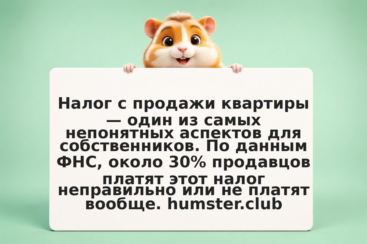 Налог с продажи квартиры: когда платить