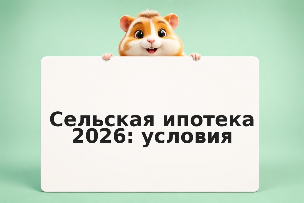Сельская ипотека 2026: условия