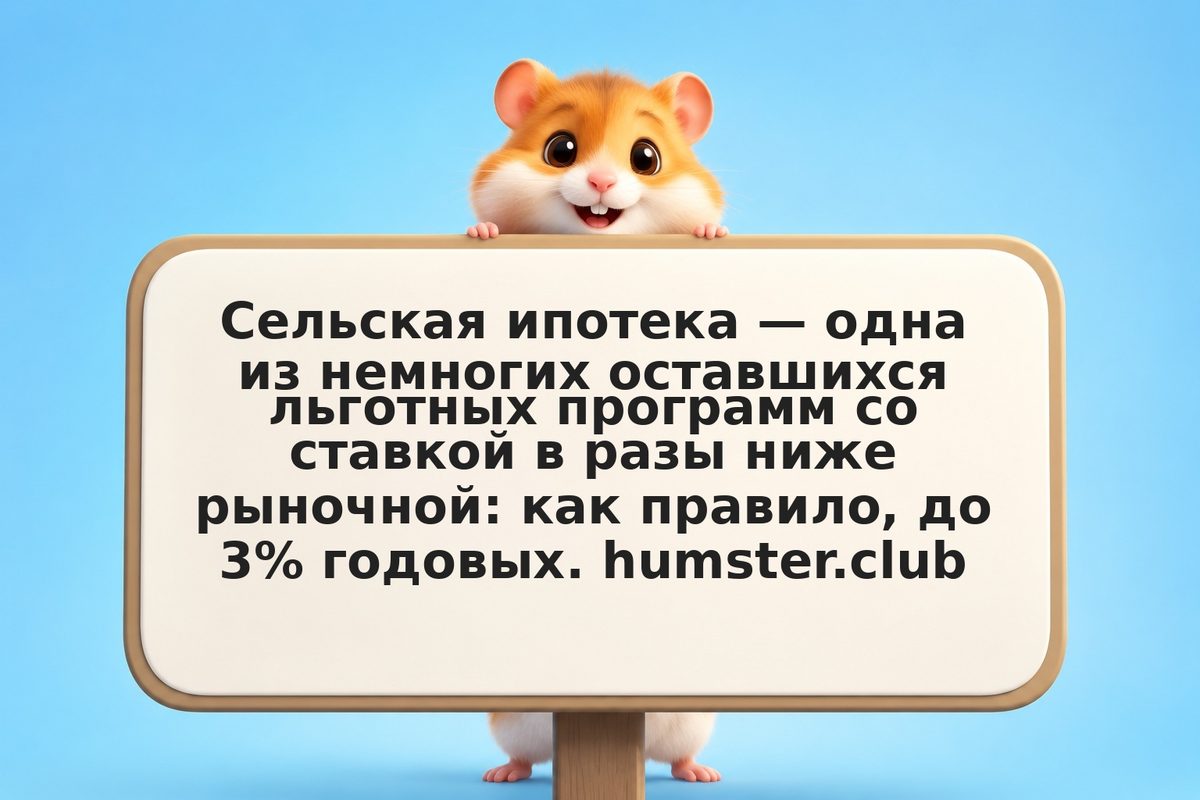 Сельская ипотека 2026: условия