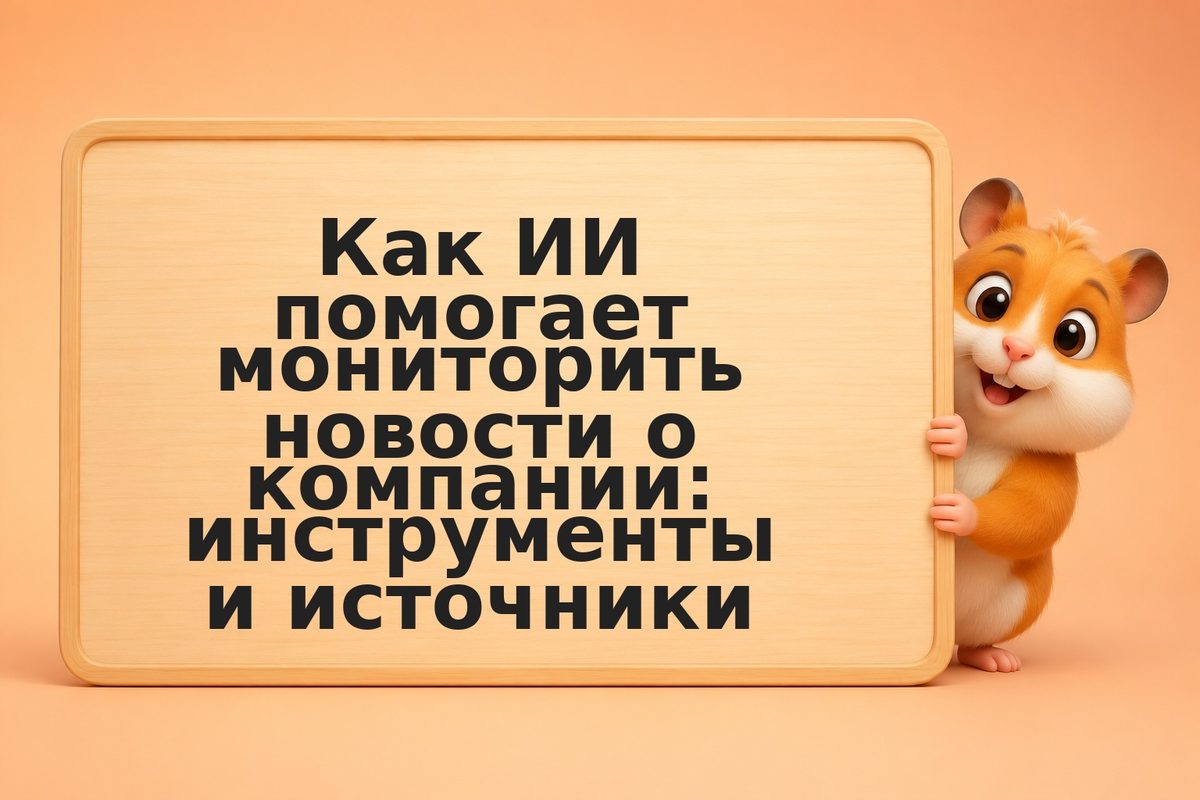 Как ИИ помогает мониторить новости о компании: инструменты и источники