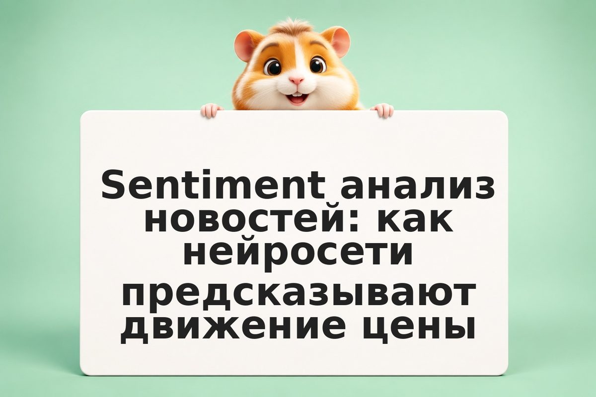 Sentiment анализ новостей: как нейросети предсказывают движение цены