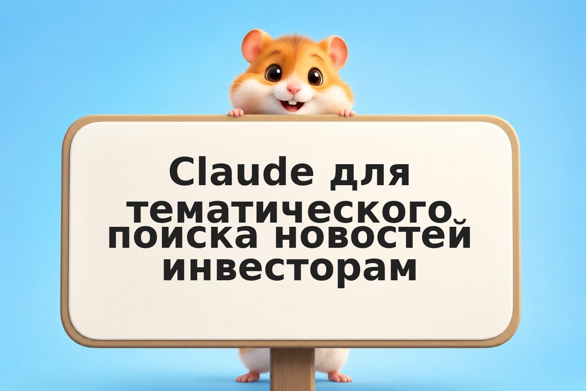 Claude для тематического поиска новостей инвесторам