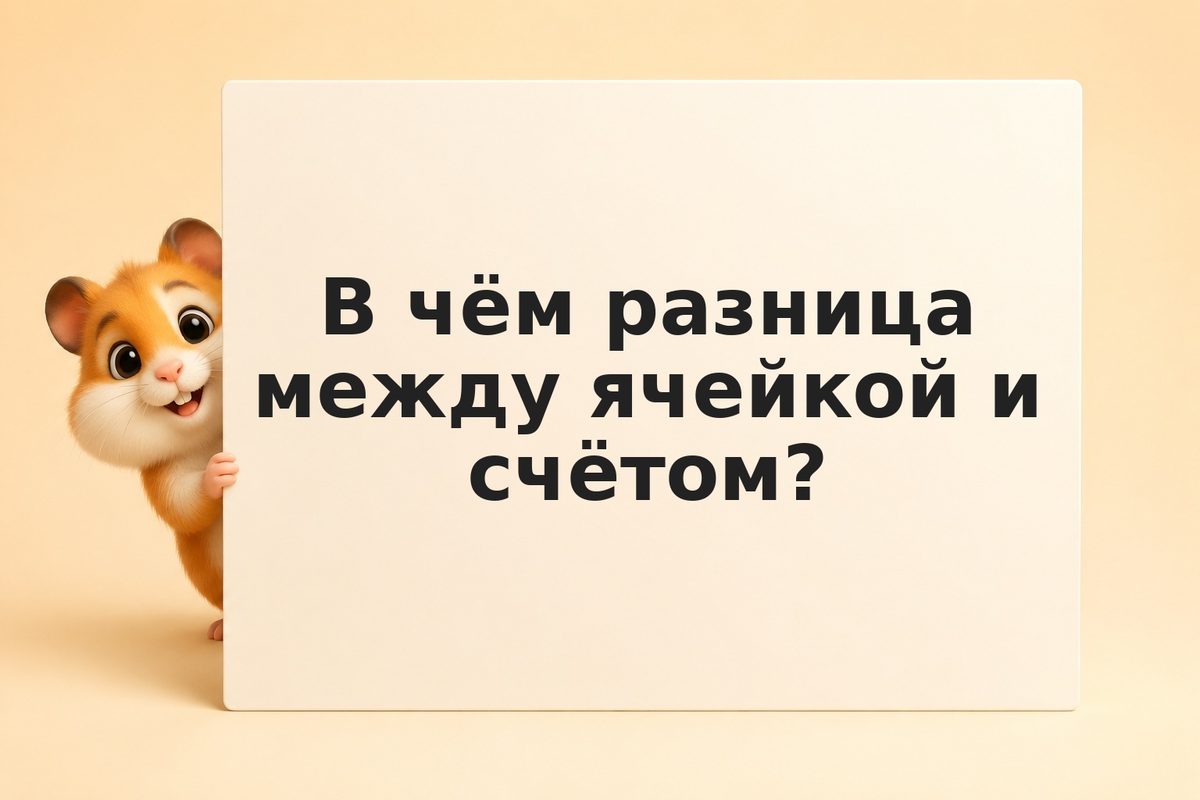 Ячейка или счёт для крупной суммы
