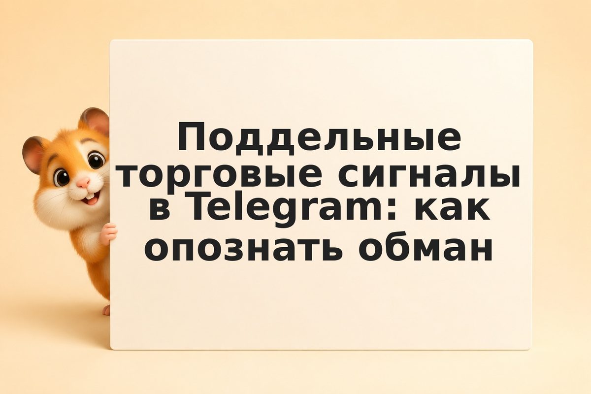 Поддельные торговые сигналы в Telegram: как опознать обман