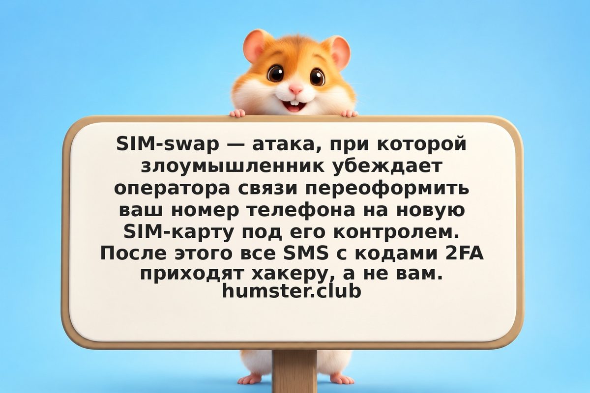 SIM-swap атака: когда хакер перехватывает ваш номер и обходит двухфакторку