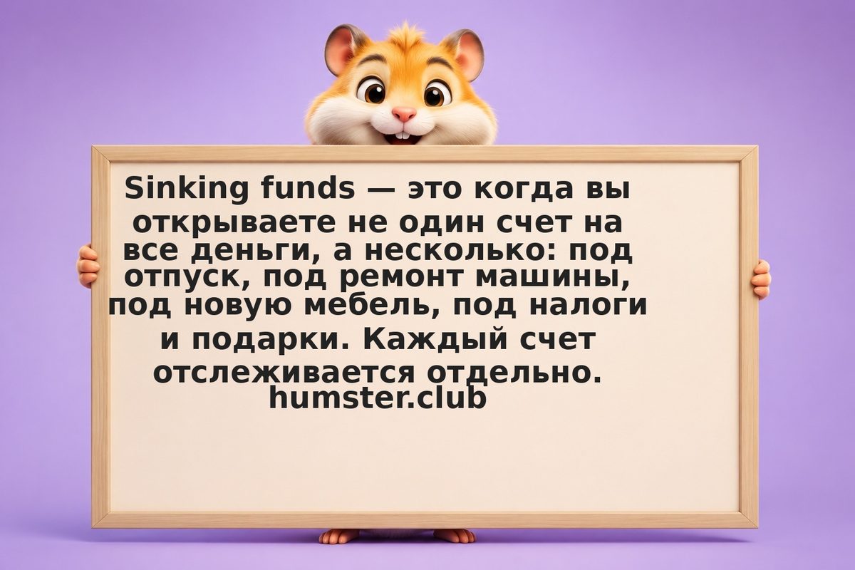 Sinking funds: фонды под цели
