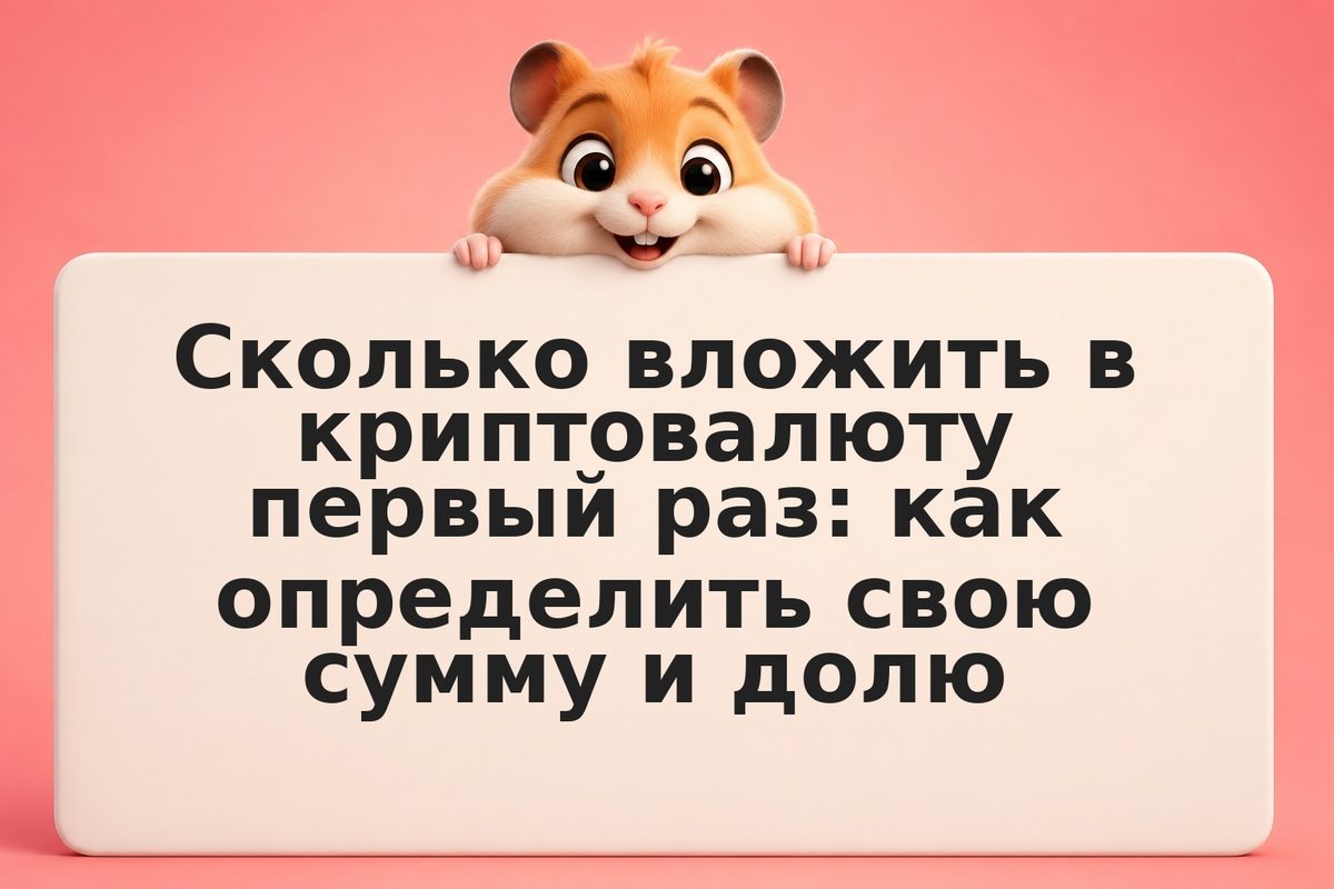 Сколько вложить в криптовалюту первый раз: как определить свою сумму и долю