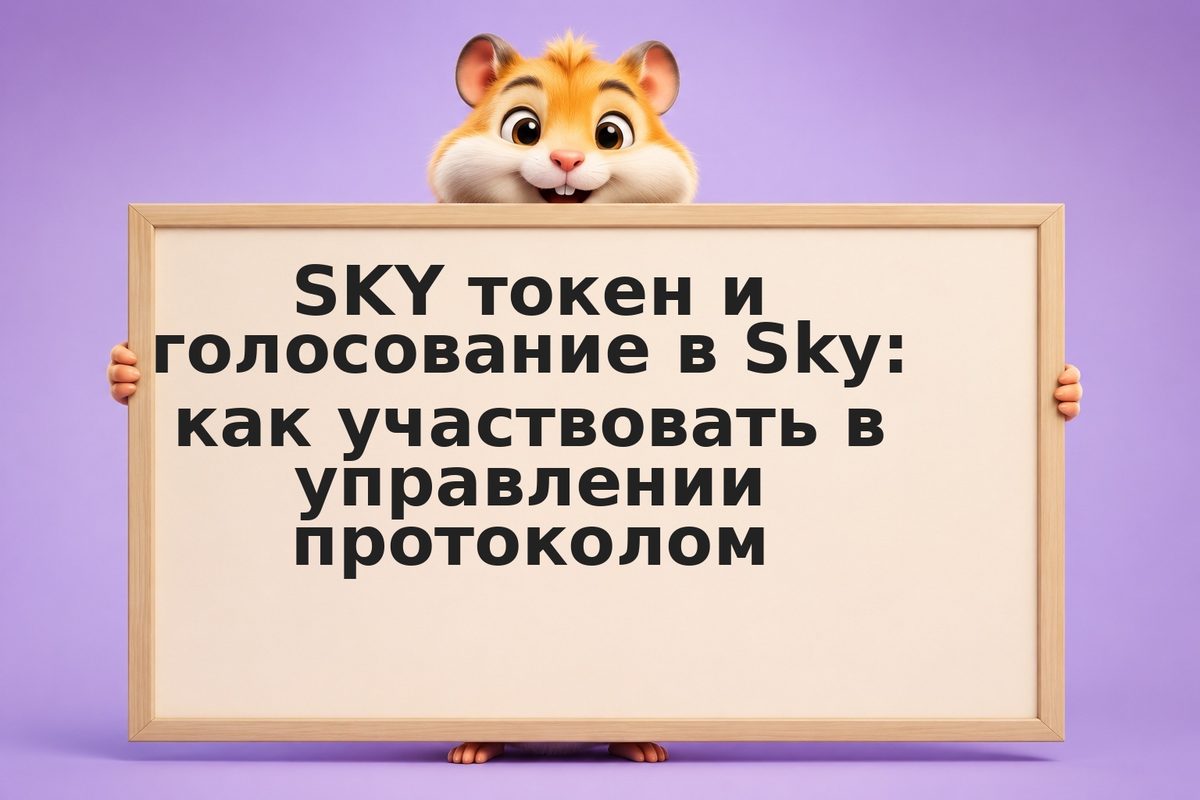 SKY токен и голосование в Sky: как участвовать в управлении протоколом