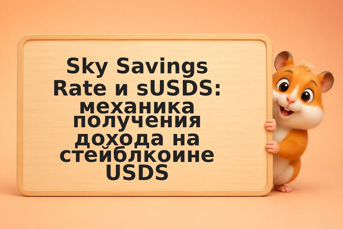 Sky Savings Rate и sUSDS: механика получения дохода на стейблкоине USDS