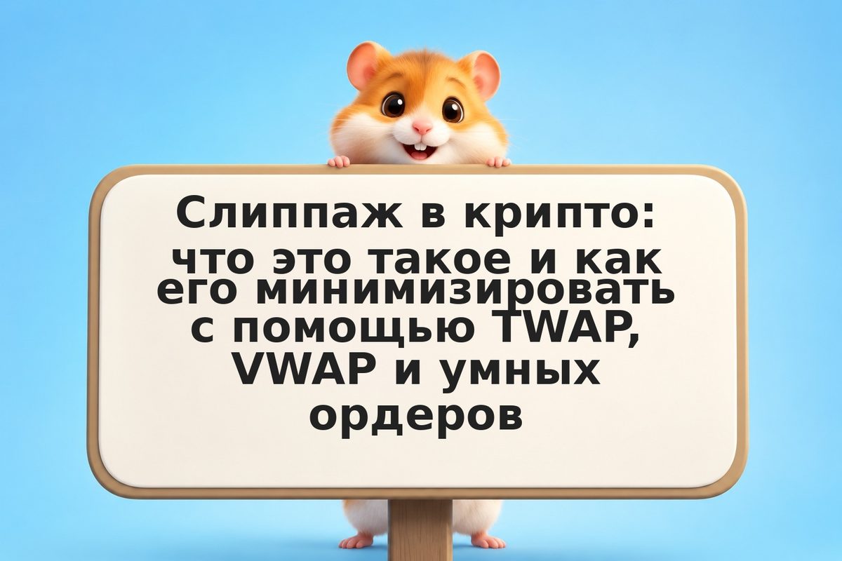 Слиппаж в крипто: что это такое и как его минимизировать с помощью TWAP, VWAP и 