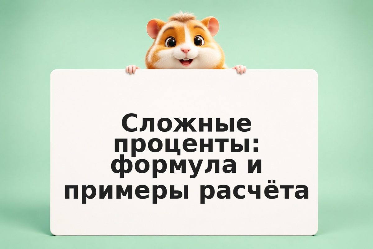 Сложные проценты: формула и примеры расчёта