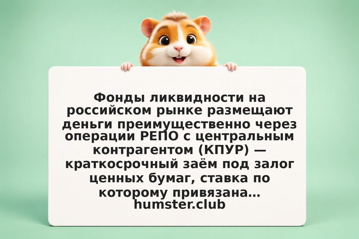 РЕПО и КПУР в фондах ликвидности: как это работает, сколько стоит и где риск