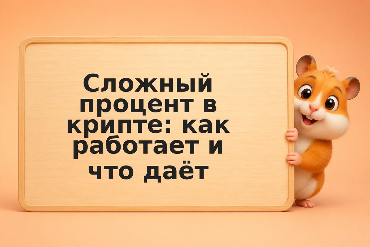 Сложный процент в крипте: как работает и что даёт