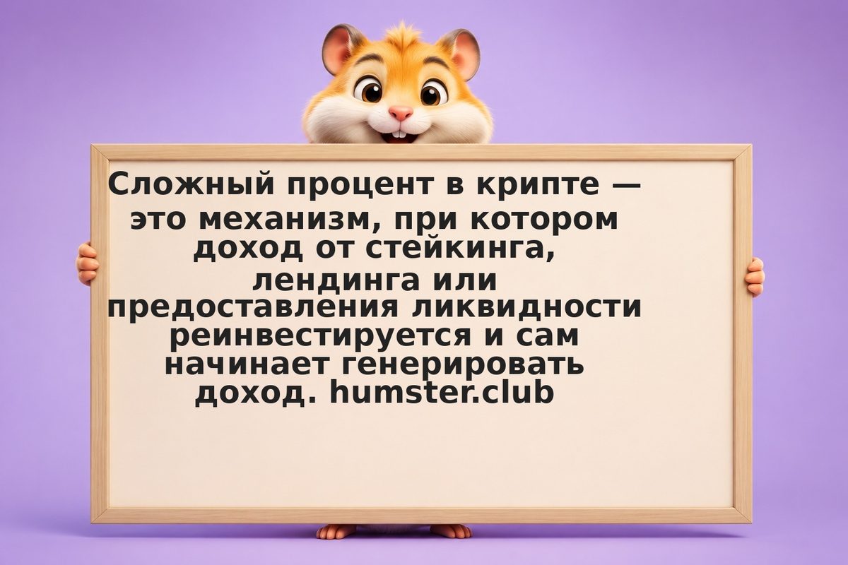 Сложный процент в крипте: как работает и что даёт