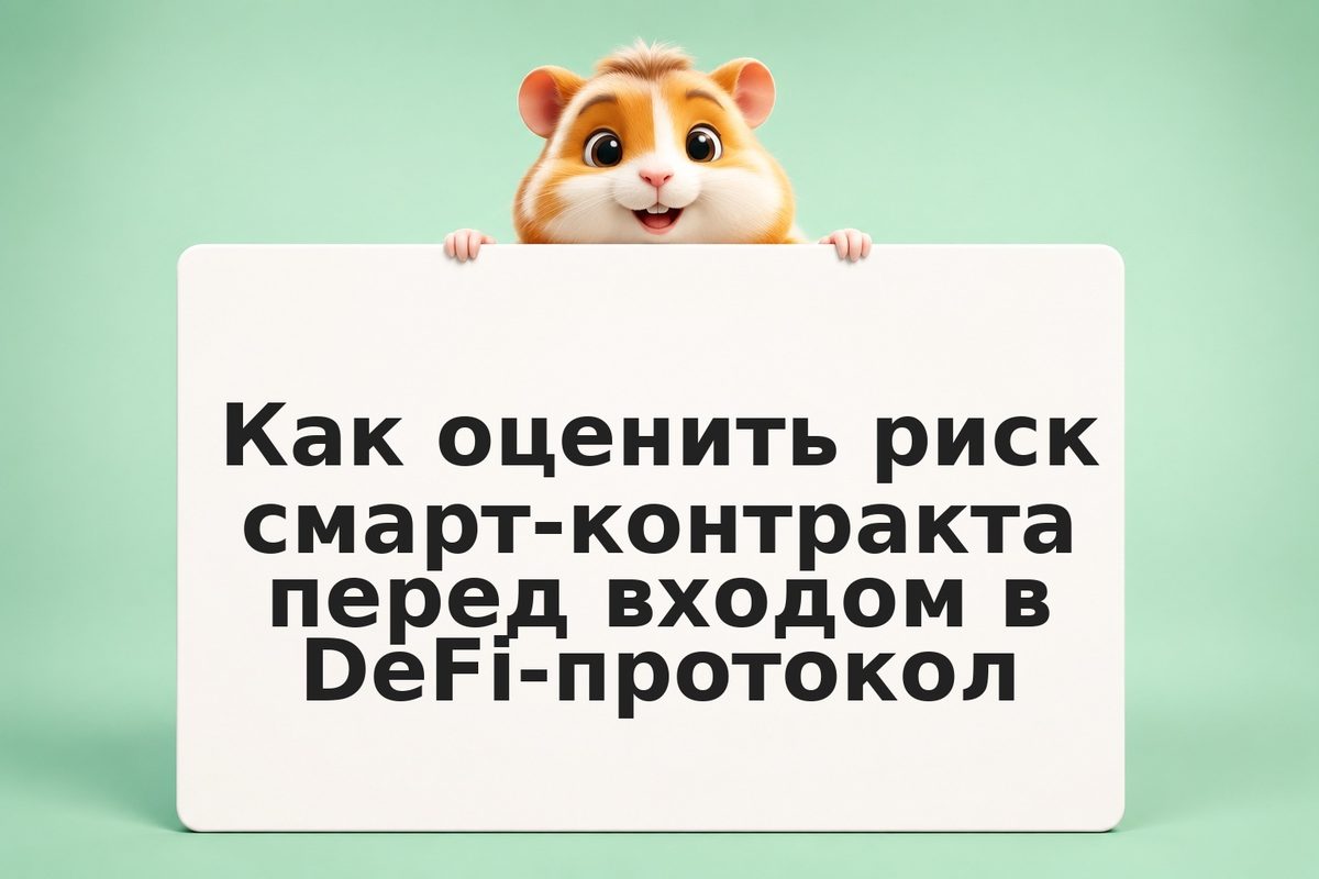 Как оценить риск смарт-контракта перед входом в DeFi-протокол
