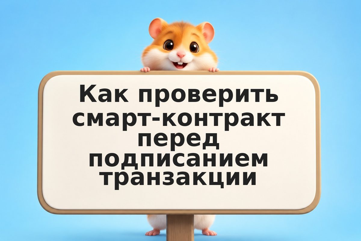 Как проверить смарт-контракт перед подписанием транзакции