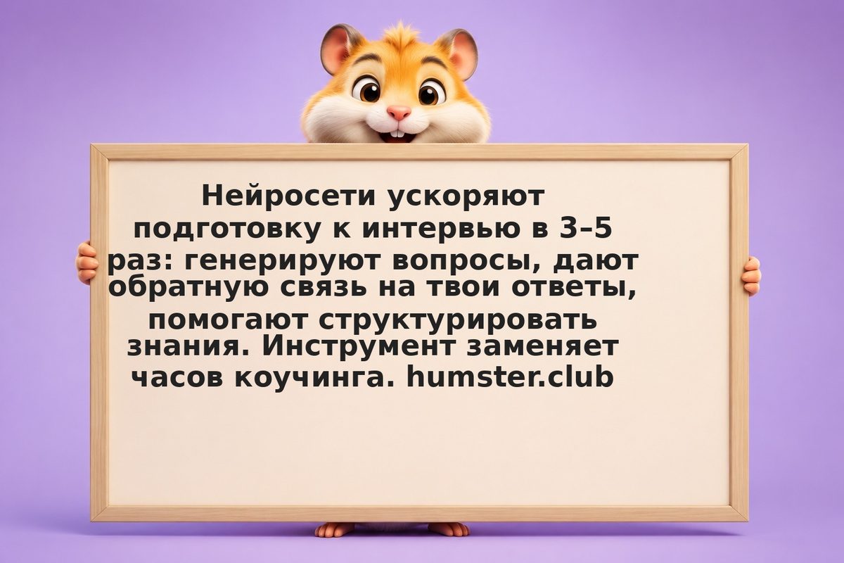 Как подготовиться к собеседованию с помощью нейросетей