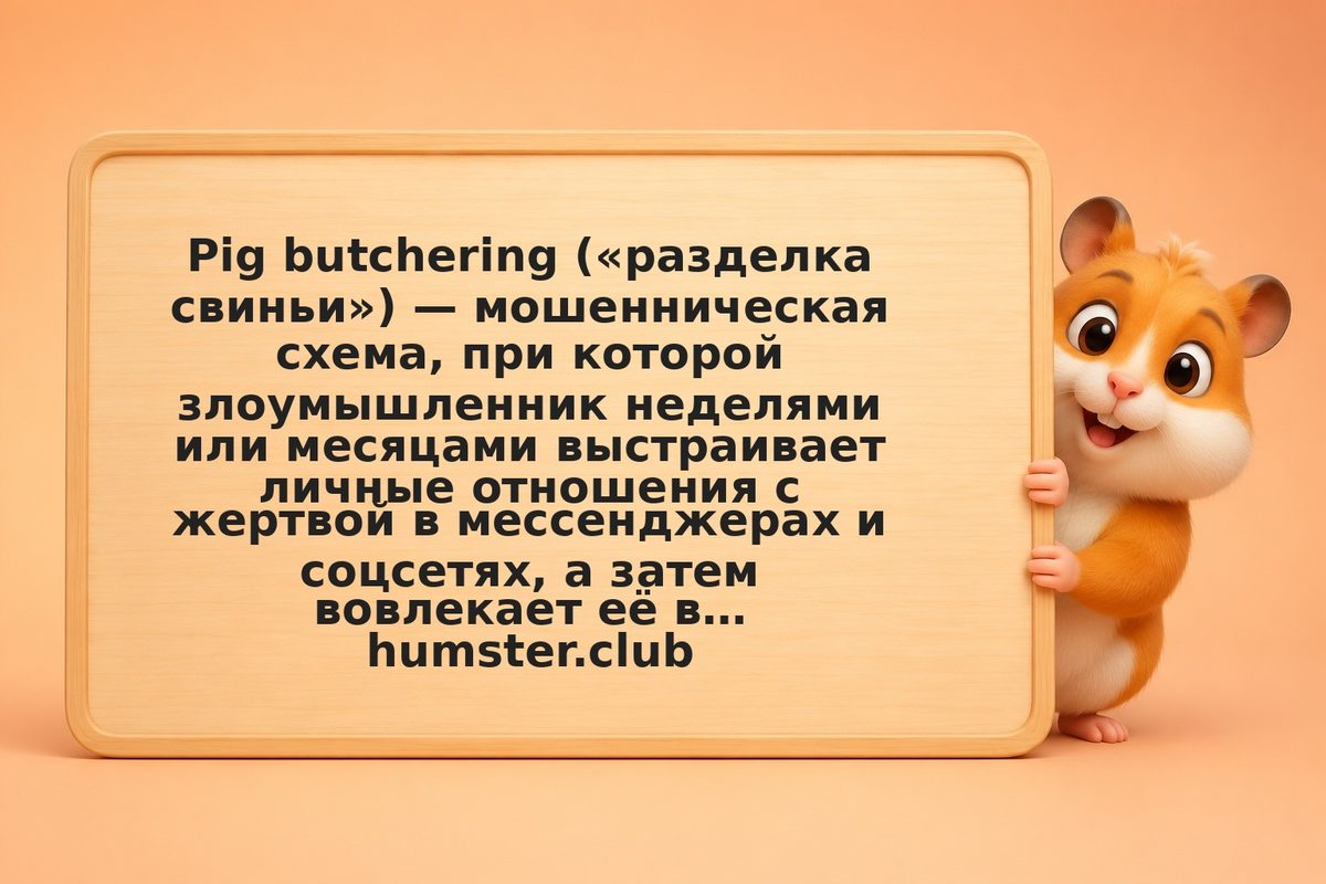 Pig butchering с ИИ: как мошенники ухаживают за жертвой 3+ месяца