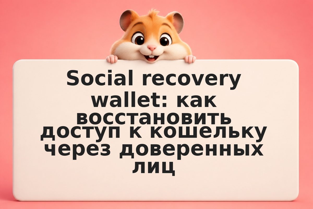 Social recovery wallet: как восстановить доступ к кошельку через доверенных лиц