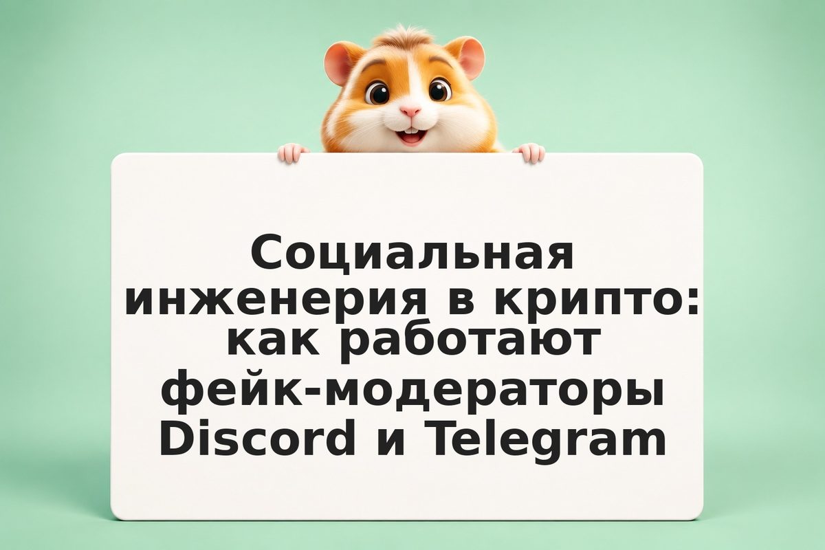 Социальная инженерия в крипто: как работают фейк-модераторы Discord и Telegram