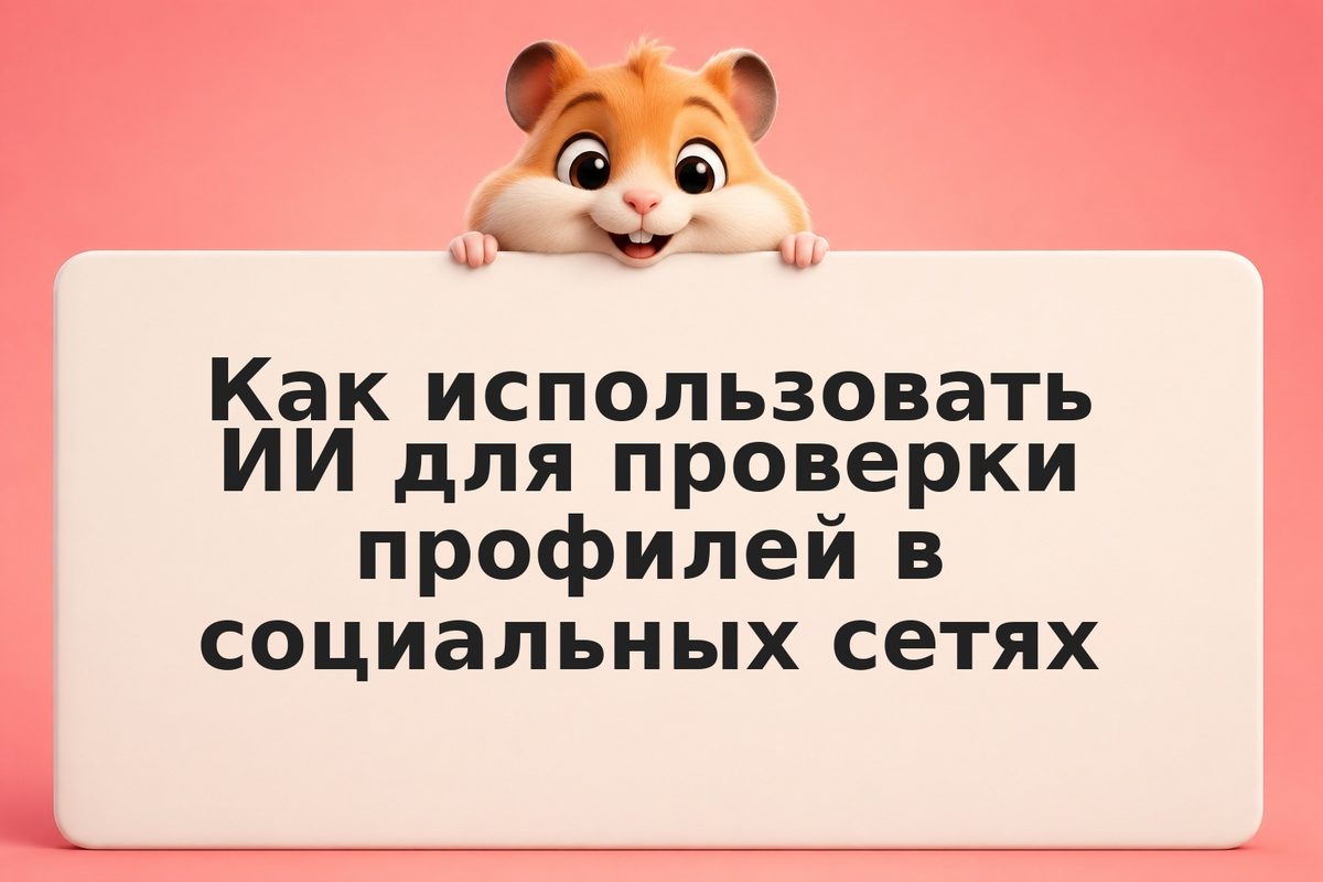 Как использовать ИИ для проверки профилей в социальных сетях