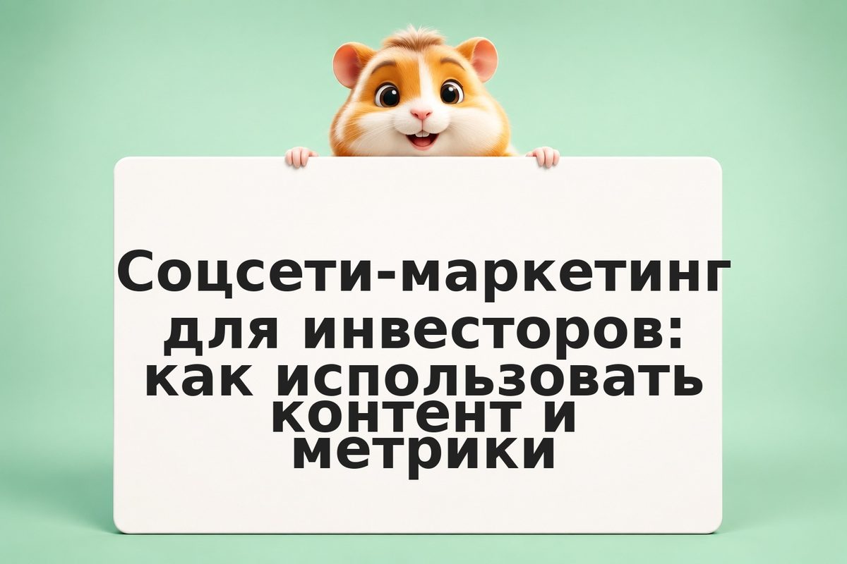 Соцсети-маркетинг для инвесторов: как использовать контент и метрики