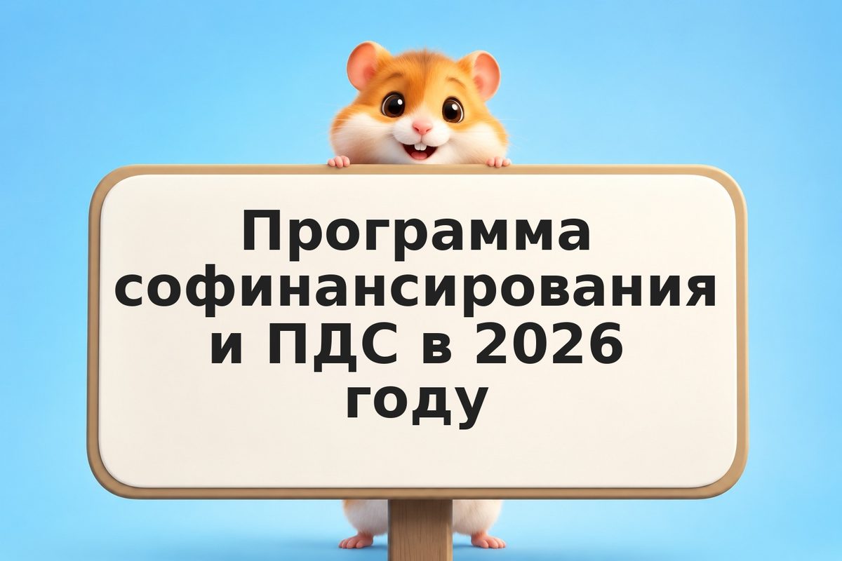 Программа софинансирования и ПДС в 2026 году