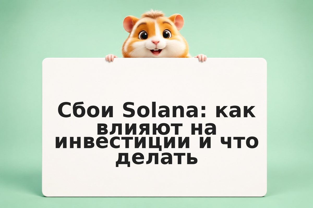Сбои Solana: как влияют на инвестиции и что делать