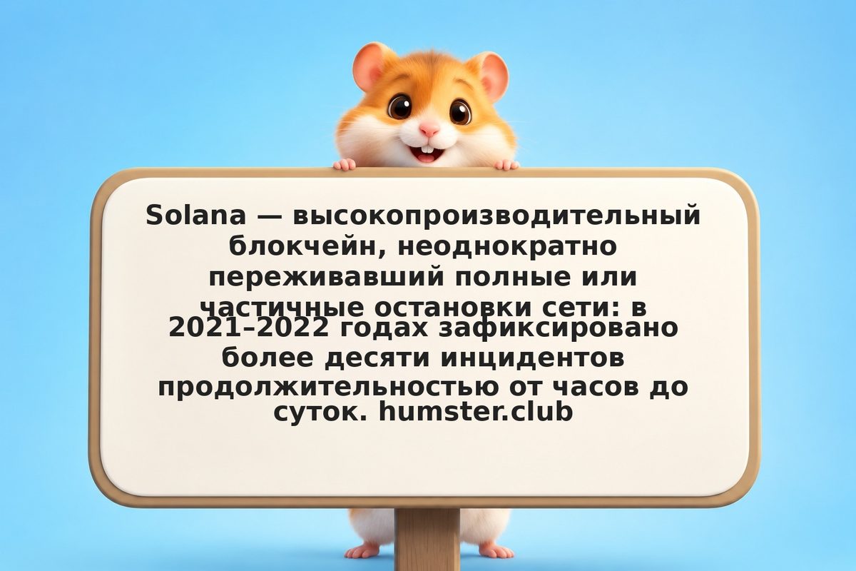 Сбои Solana: как влияют на инвестиции и что делать