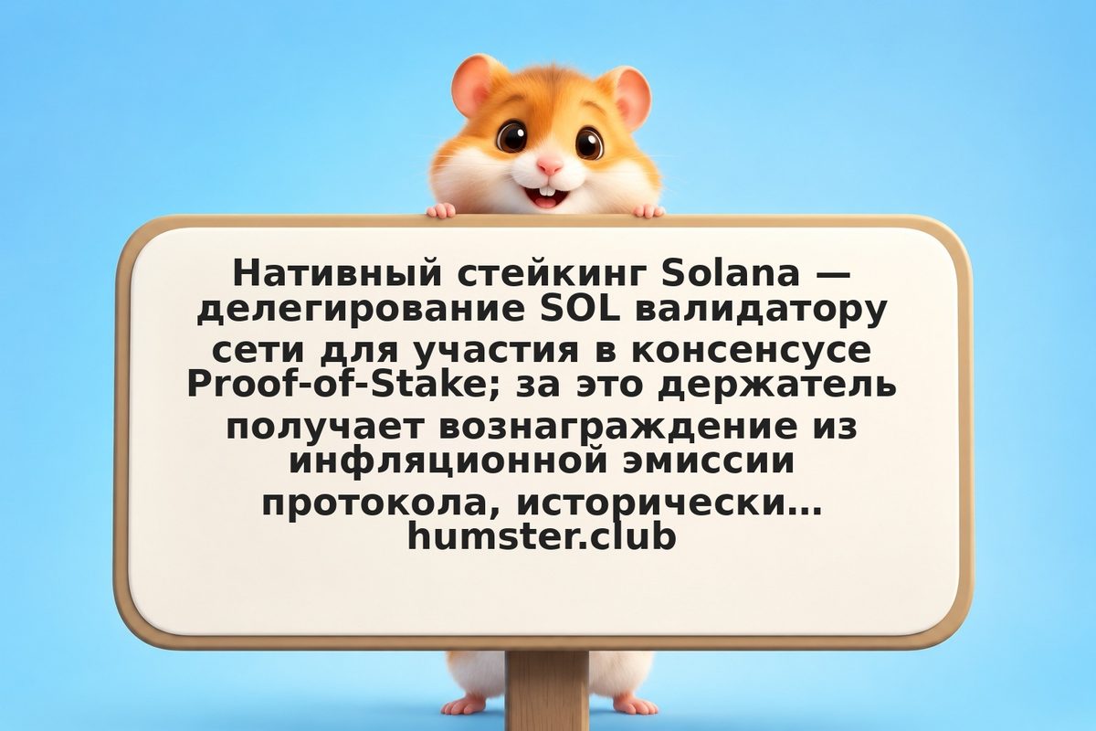 Стейкинг Solana: нативный стейкинг SOL через валидаторов — как начать и что учес