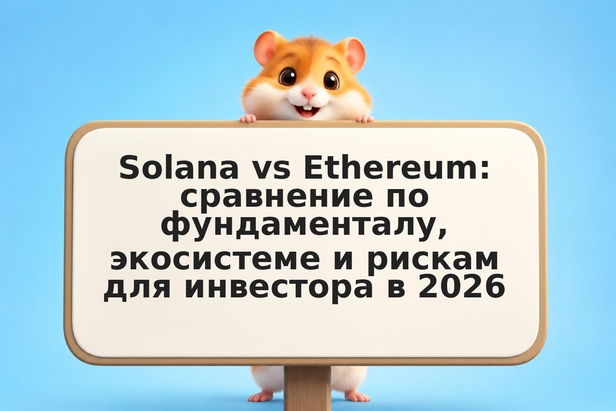 Solana vs Ethereum: сравнение по фундаменталу, экосистеме и рискам для инвестора