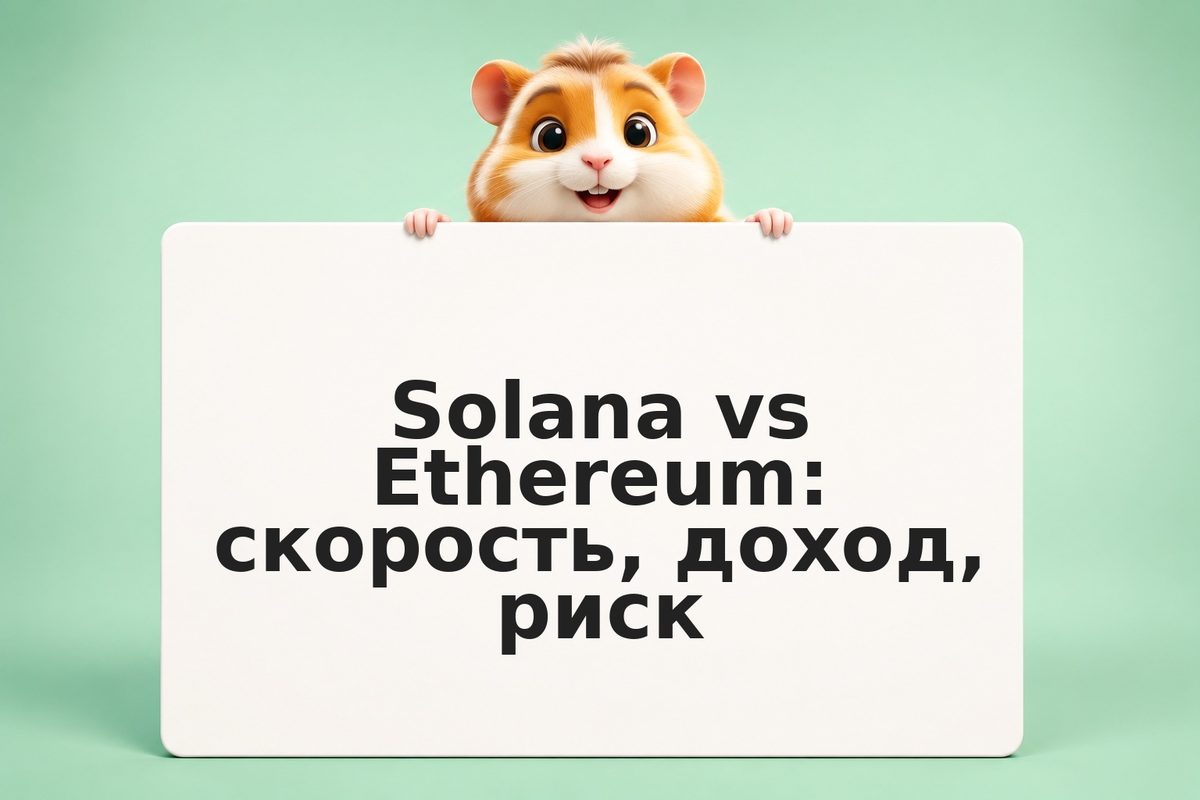 Solana vs Ethereum: скорость, доход, риск