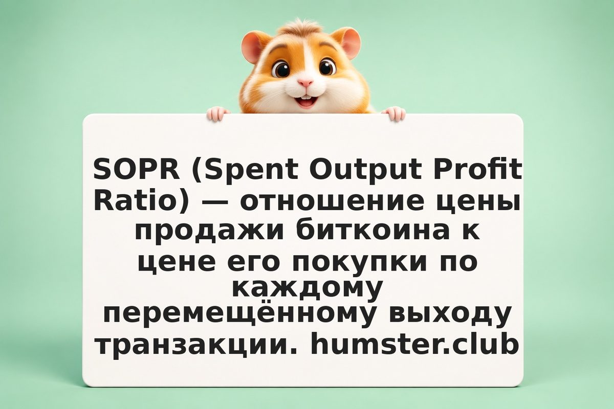 SOPR индикатор биткоина: как использовать для входа