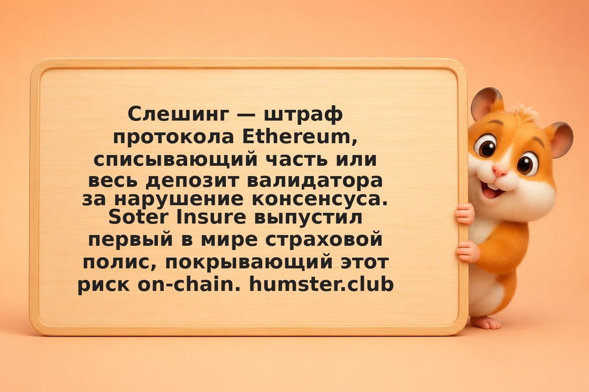 Soter Insure и страхование от слешинга: что это даёт стейкеру ETH