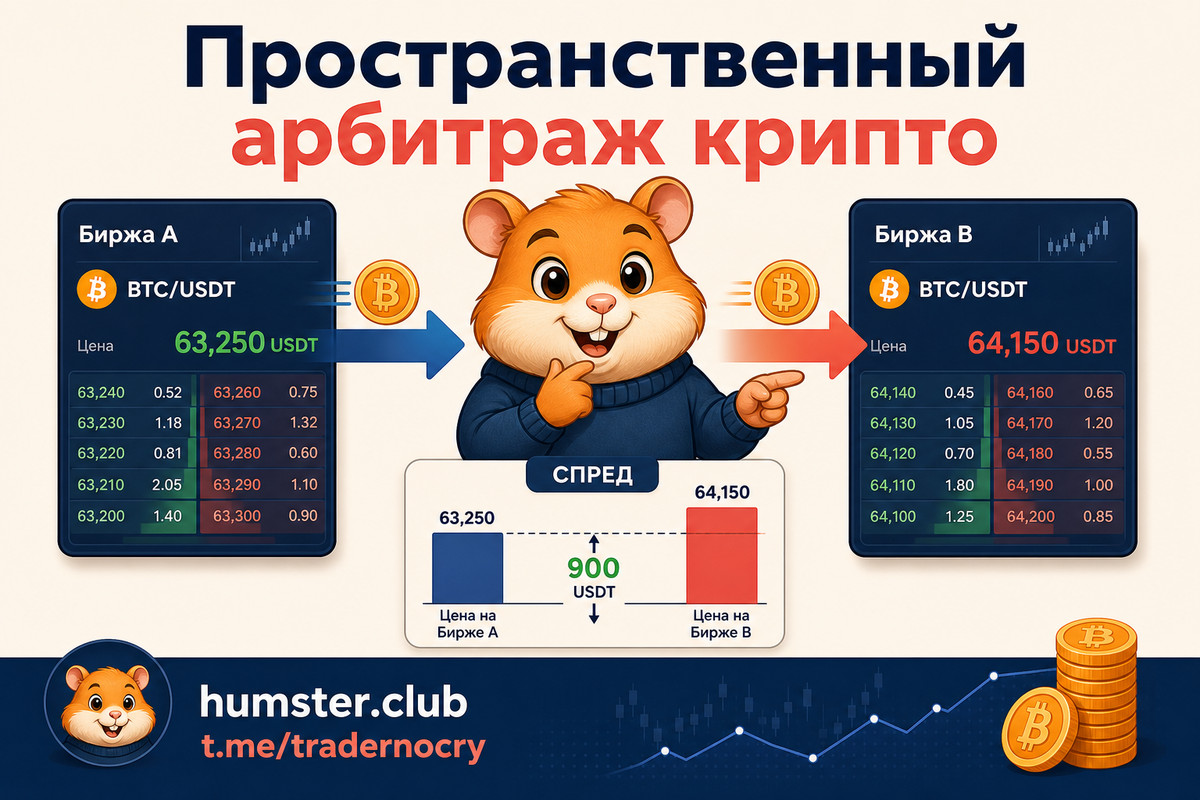 Пространственный арбитраж на криптобиржах: механика, комиссии и риски для BTC/US