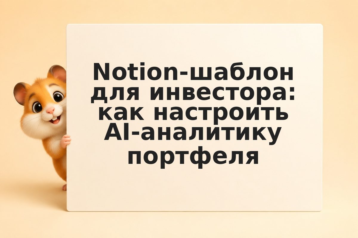 Notion-шаблон для инвестора: как настроить AI-аналитику портфеля