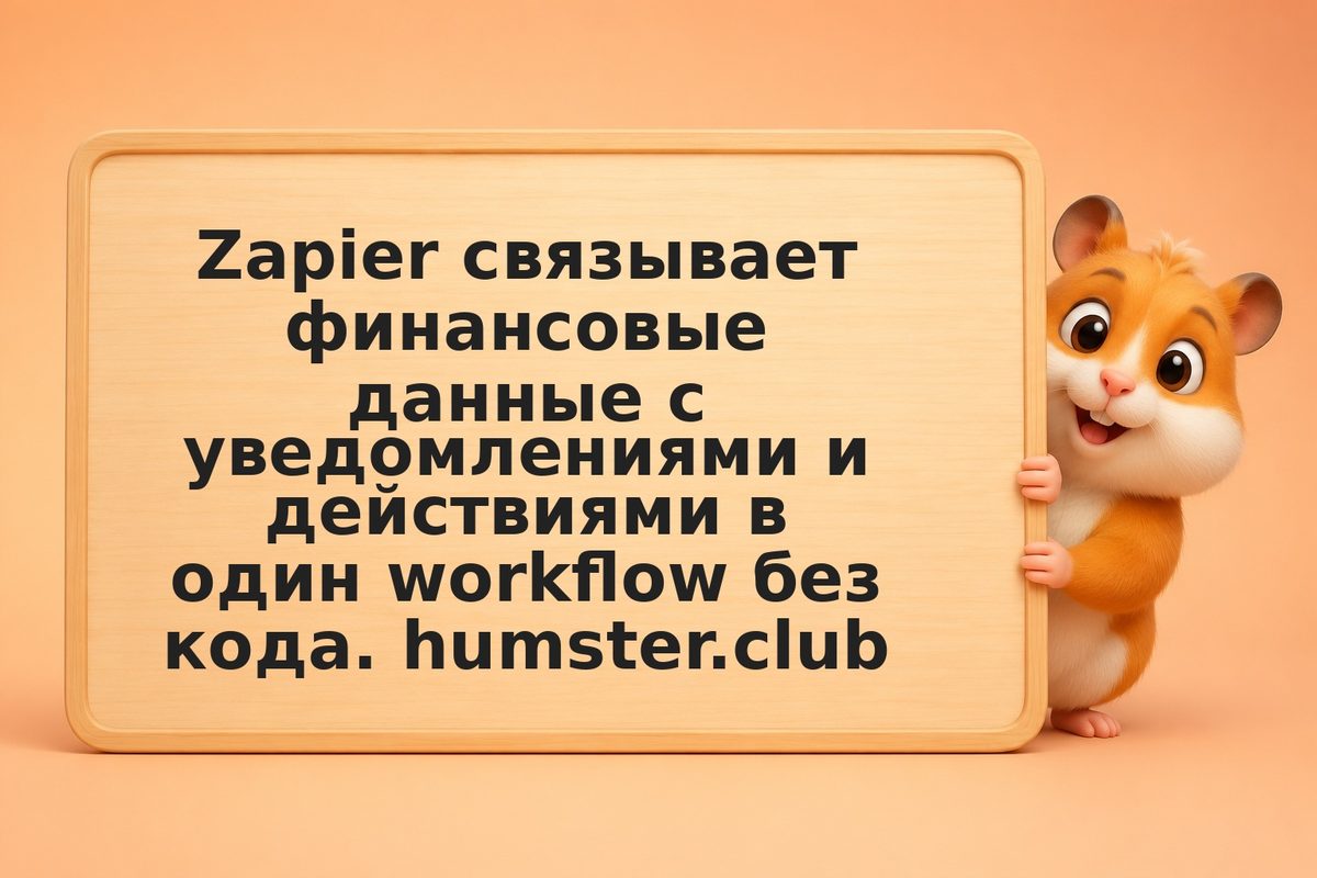 Автоматизируем инвестиционные сценарии через Zapier: от мониторинга до действия