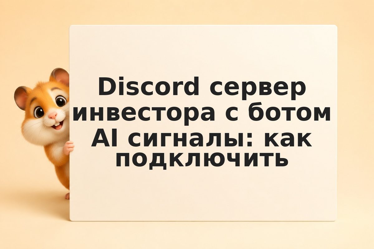 Discord сервер инвестора с ботом AI сигналы: как подключить