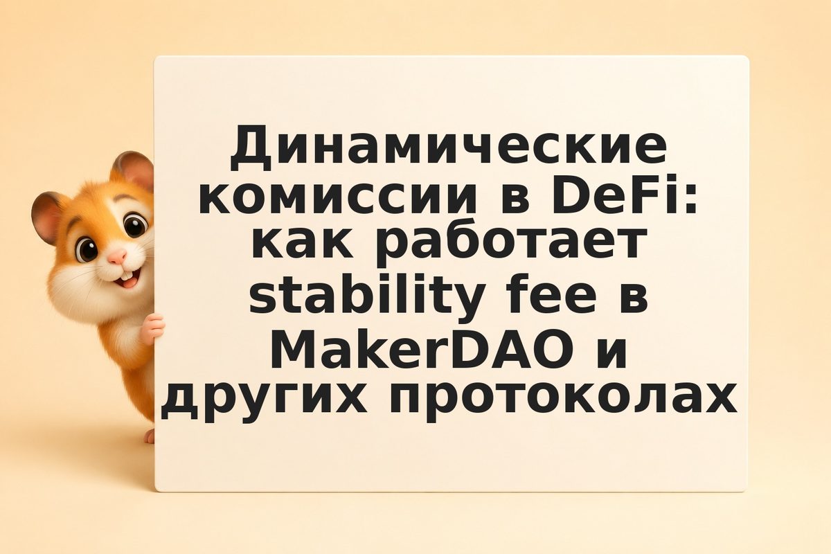 Динамические комиссии в DeFi: как работает stability fee в MakerDAO и других про