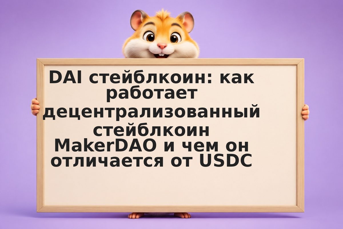 DAI стейблкоин: как работает децентрализованный стейблкоин MakerDAO и чем он отл