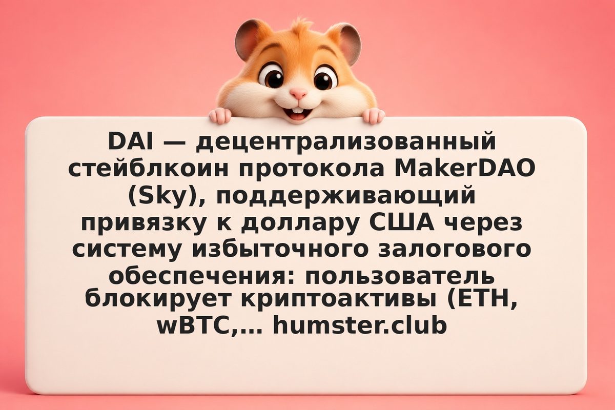 DAI стейблкоин: как работает децентрализованный стейблкоин MakerDAO и чем он отл